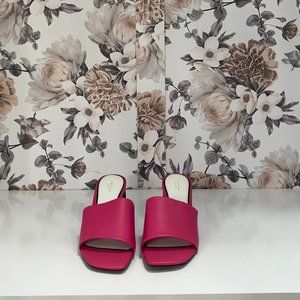 Rag & Bone Mid Mules in Pink